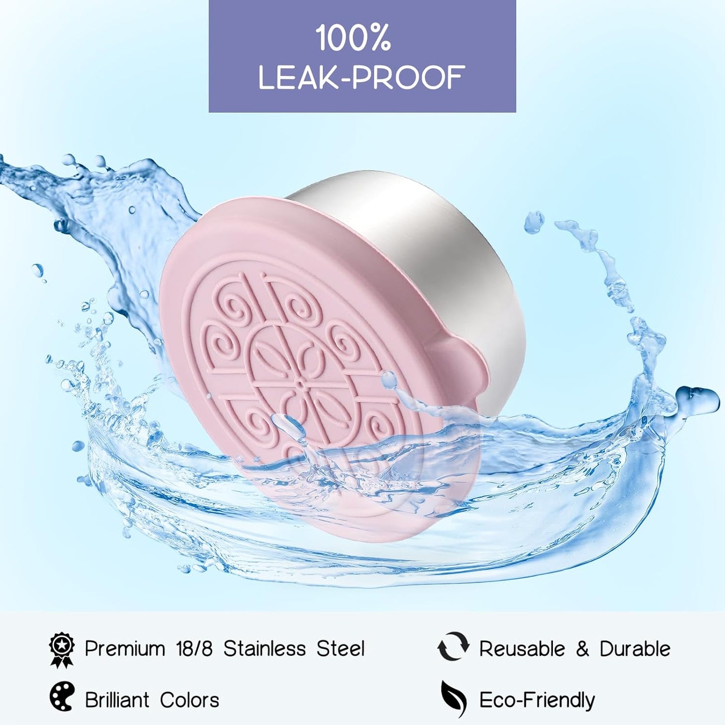 Frendorf | Auslaufsichere Saucenbecher aus Edelstahl (6 Stück) – FlavorPods