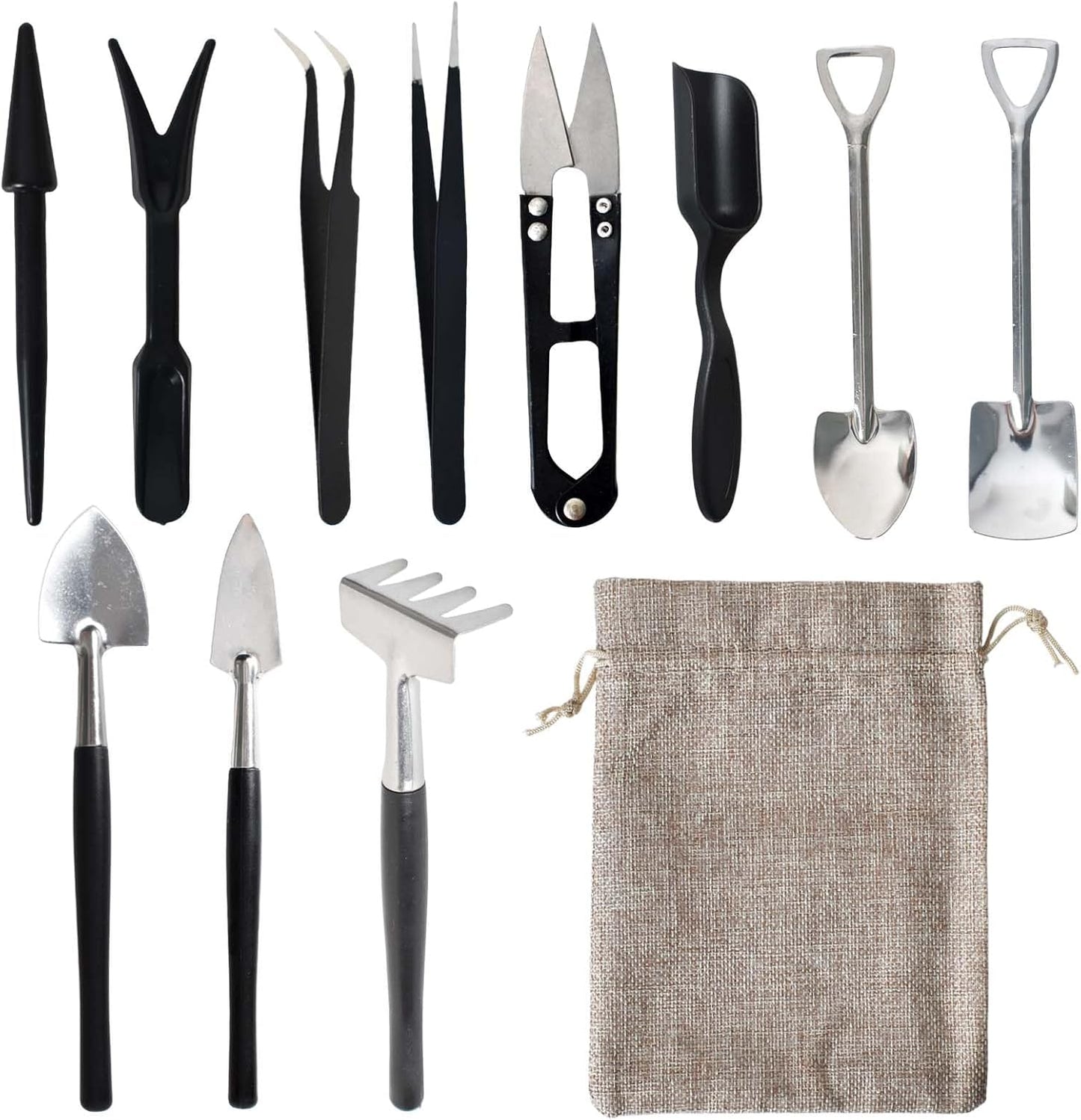 Frendorf | 12-in-1 Sukkulententools-Set mit Aufbewahrungstasche für die Innenraumbegrünung