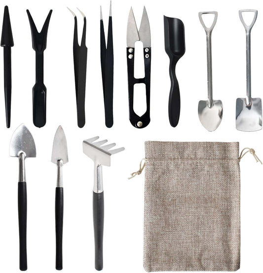 Frendorf | 12-in-1 Sukkulententools-Set mit Aufbewahrungstasche für die Innenraumbegrünung