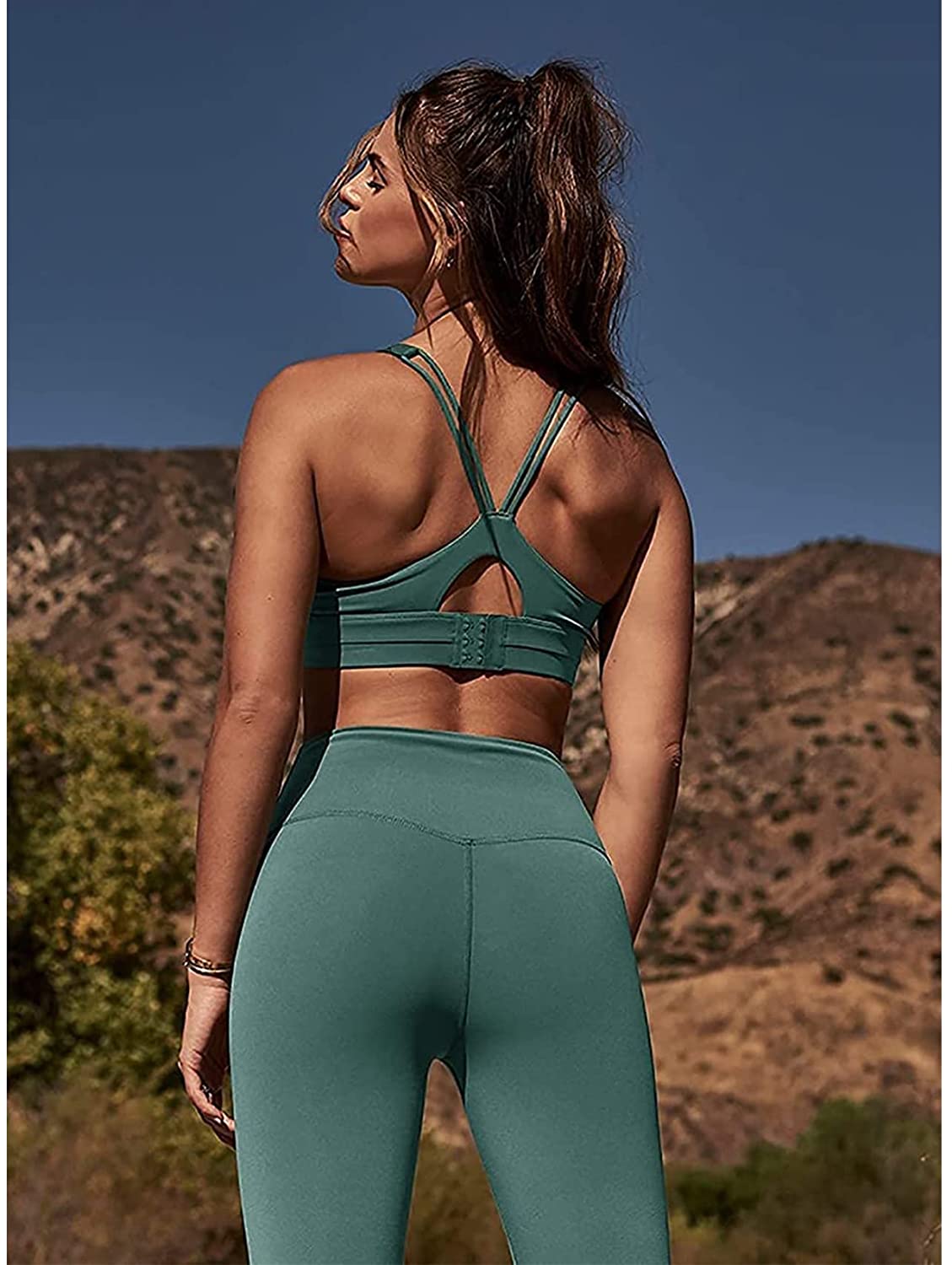 4er-Pack Hochtaillierte Kompressionsleggings