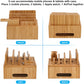 Frendorf | BambooCharge 5 | 5-in-1 Ladestation | Nachhaltig aus Bambus | Integrierte Halterung & Kabelmanagement