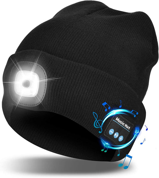 Frendorf | Bluetooth Beanie Mütze Licht Drahtlose Kopfhörer