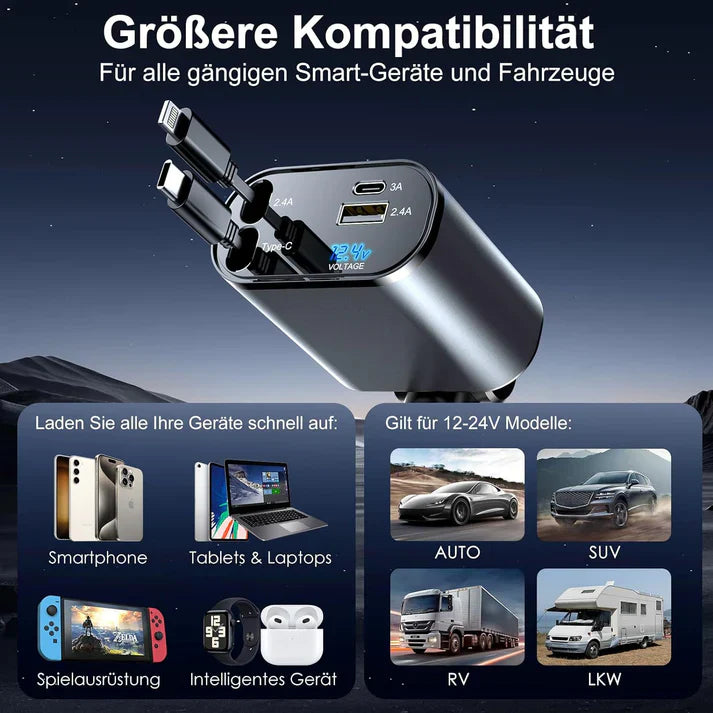 Frendorf | AutoCharge 4-in-1 Autoladegerät