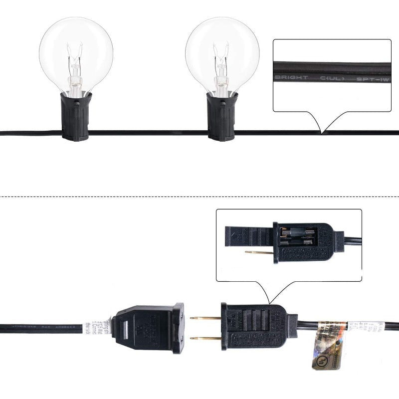 Royaleva Outdoor Dimmable Lichterkette - 20 ft LED Ambiente Beleuchtung