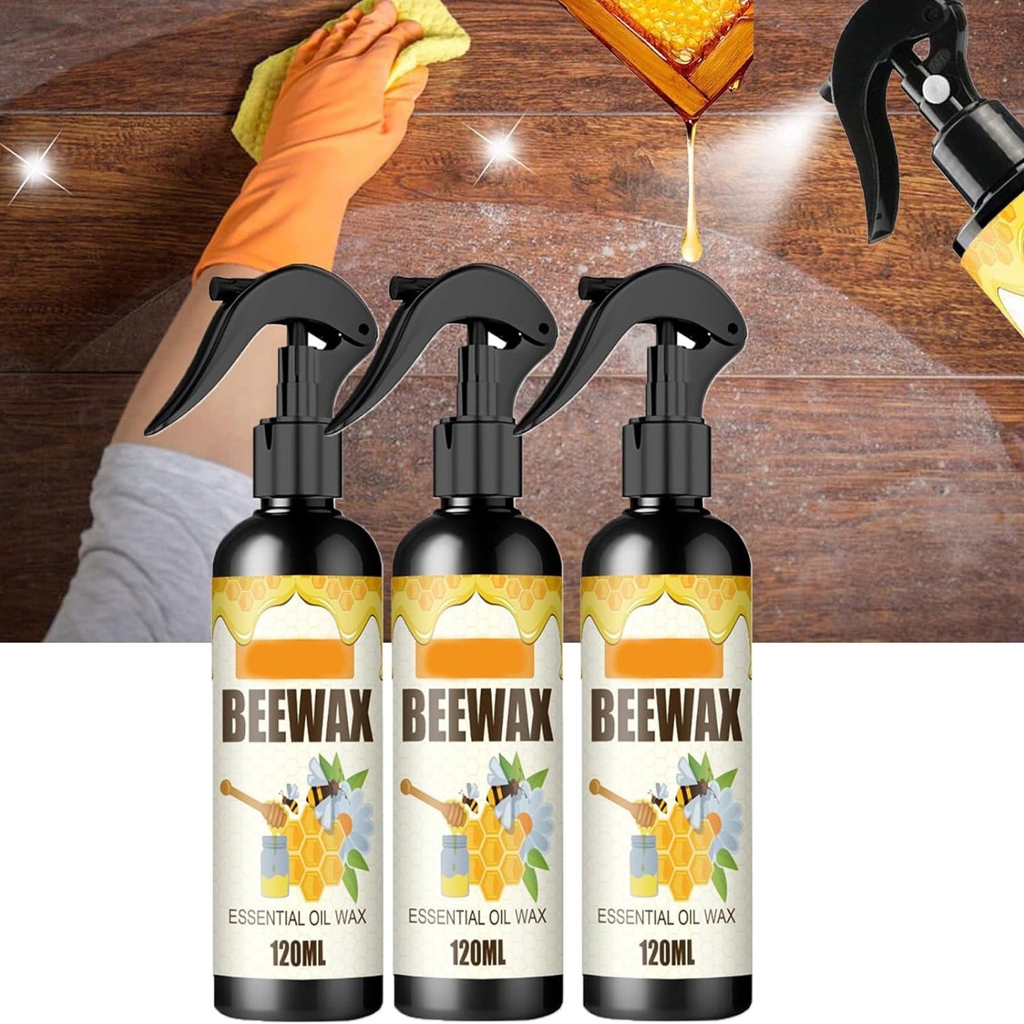 Frendorf | Natürliche Mikro-Molekularität Bienenwachs Spray Möbel Bodenpflege Polieren