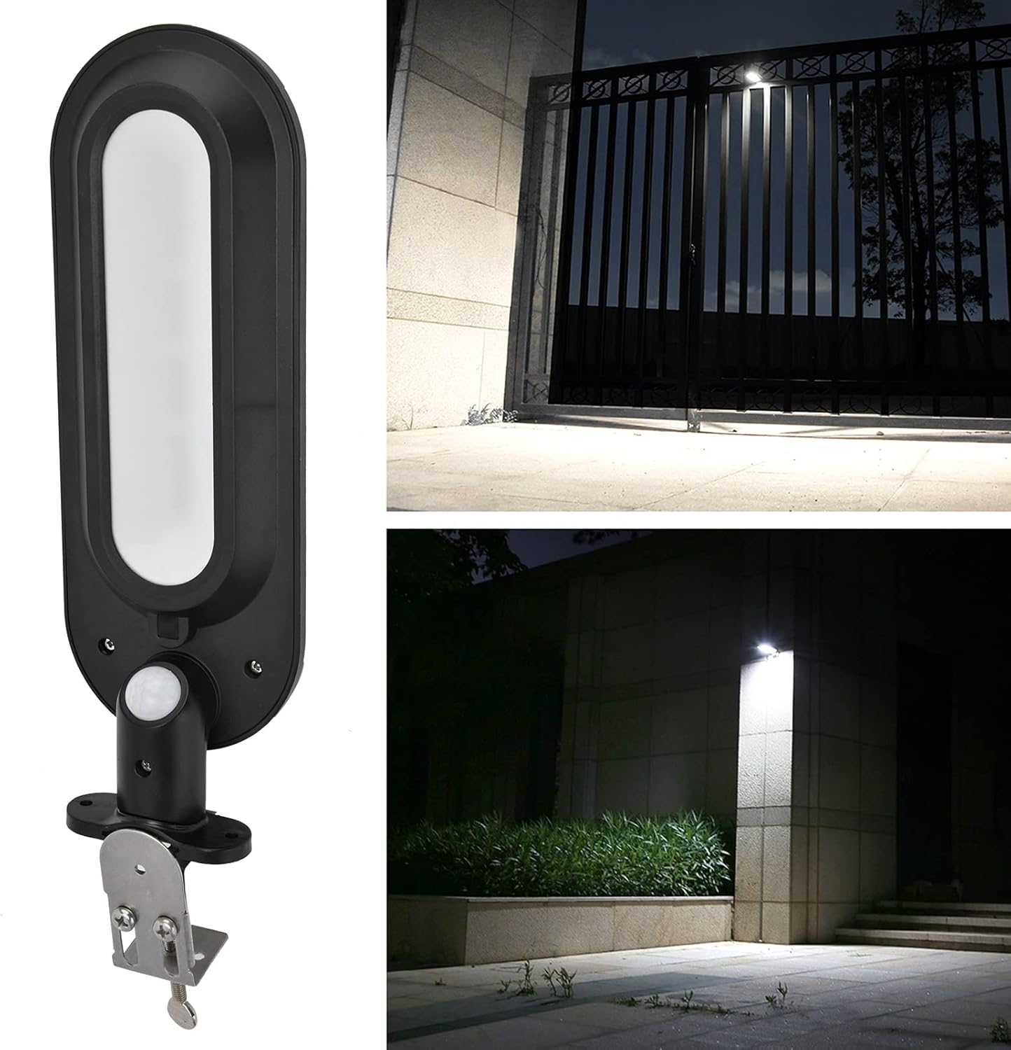 Frendorf | Solar Wandleuchte mit Bewegungsmelder – LED Außenbeleuchtung für Garten & Terrasse