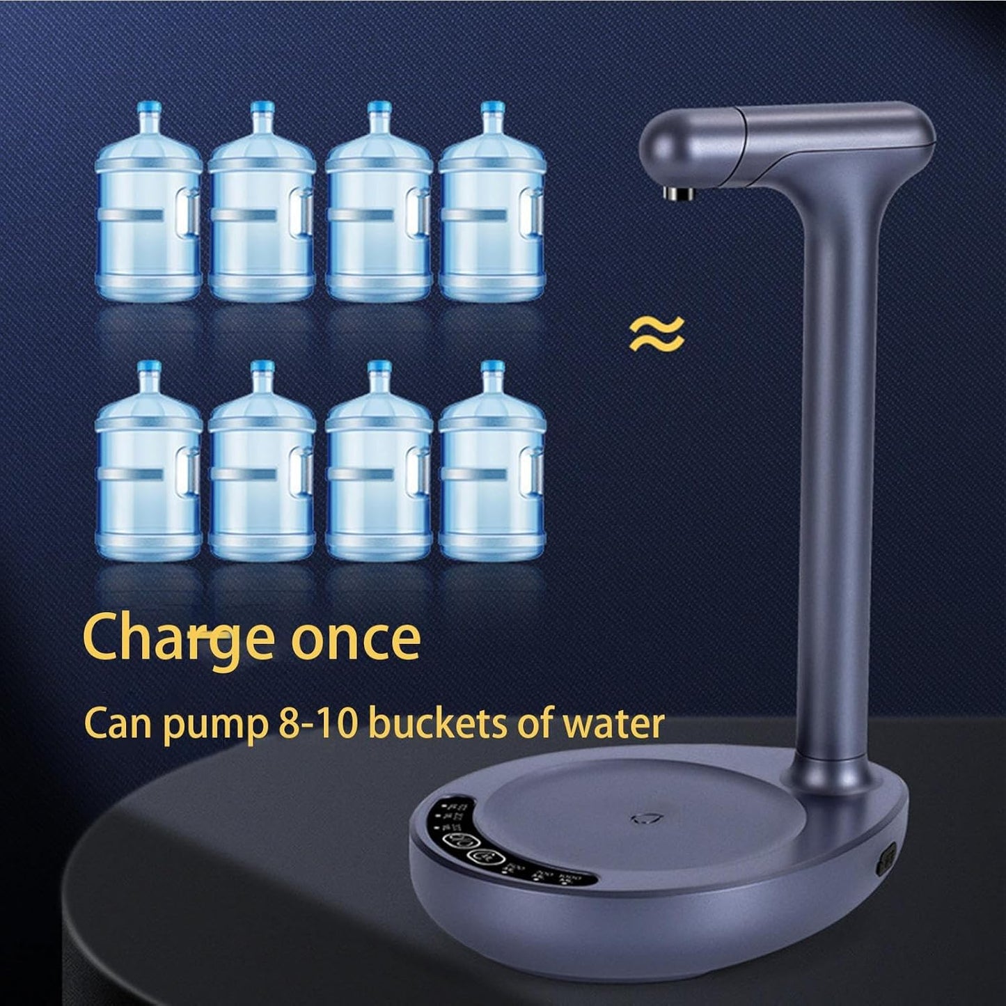 Frendorf | Elektrischer Desktop-Wasserdispenser 5-Gallonen-Pumpe – Aqualis