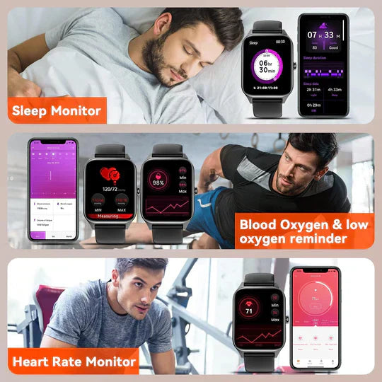 Frendorf | Beste Smartwatch mit Blutzuckermonitor - Nicht-invasives Glukoseüberwachungssystemgerät