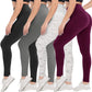 4er-Pack Hochtaillierte Kompressionsleggings