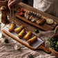Frendorf | RusticChef - Holzschneidebrett mit Griff zum Kochen und Servieren