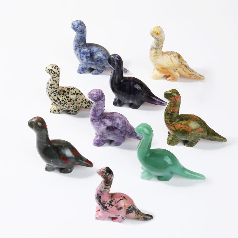 Frendorf 2,5 Zoll Kristall Dinosaurier Zuhause Dekoration Edelstein Deko