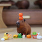 Capybara handgefertigte Holzornament