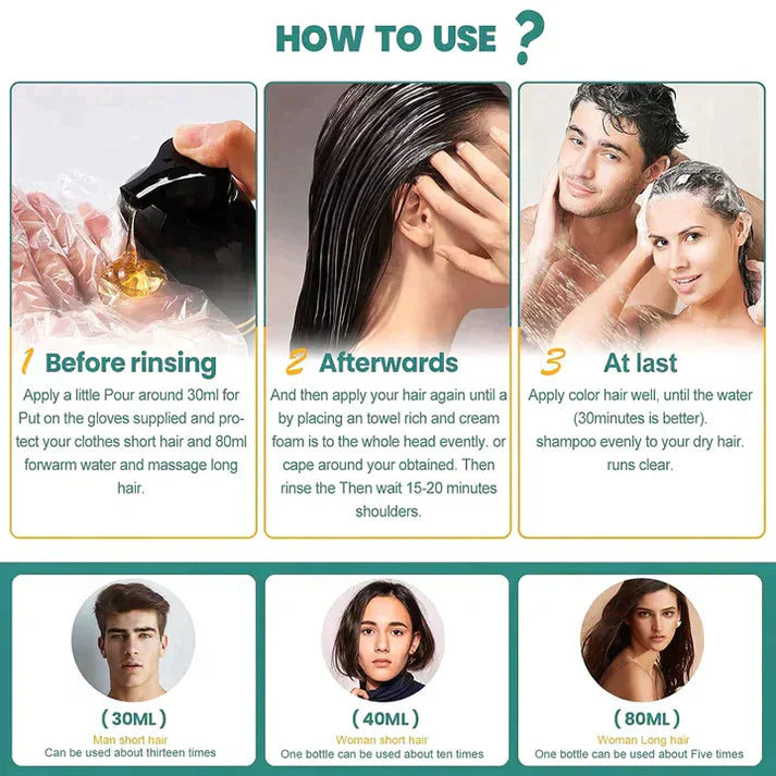 Frendorf | BLACK HAIR DYE SHAMPOO (AYURVEDIC NO SIDE EFFECT)