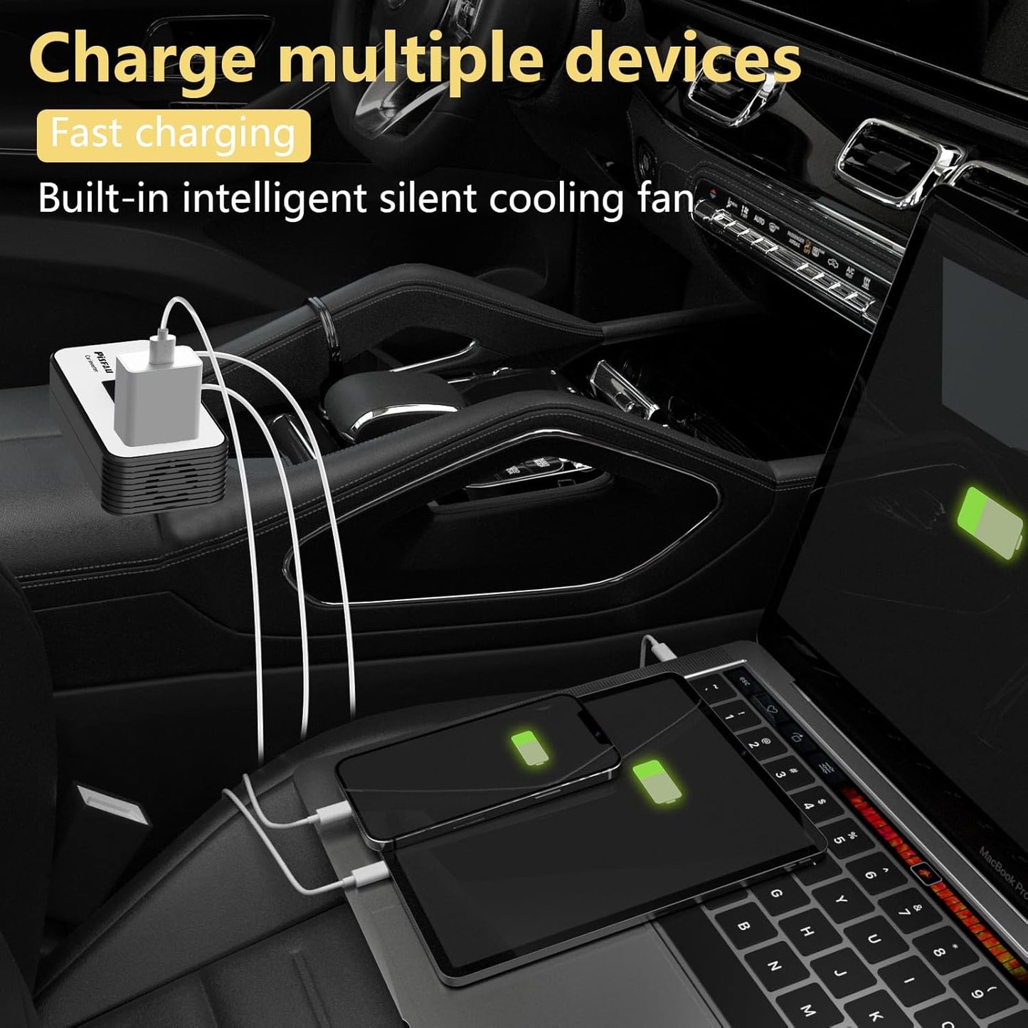 Frendorf | 200W Auto-Wechselrichter – DC 12V auf 220V AC mit USB-C & Schnellladefunktion
