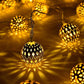 Frendorf | Marokkanische wasserdichte Solar-Lichterkette, l 12 Meter, 100 LED-Lampen, l 8
