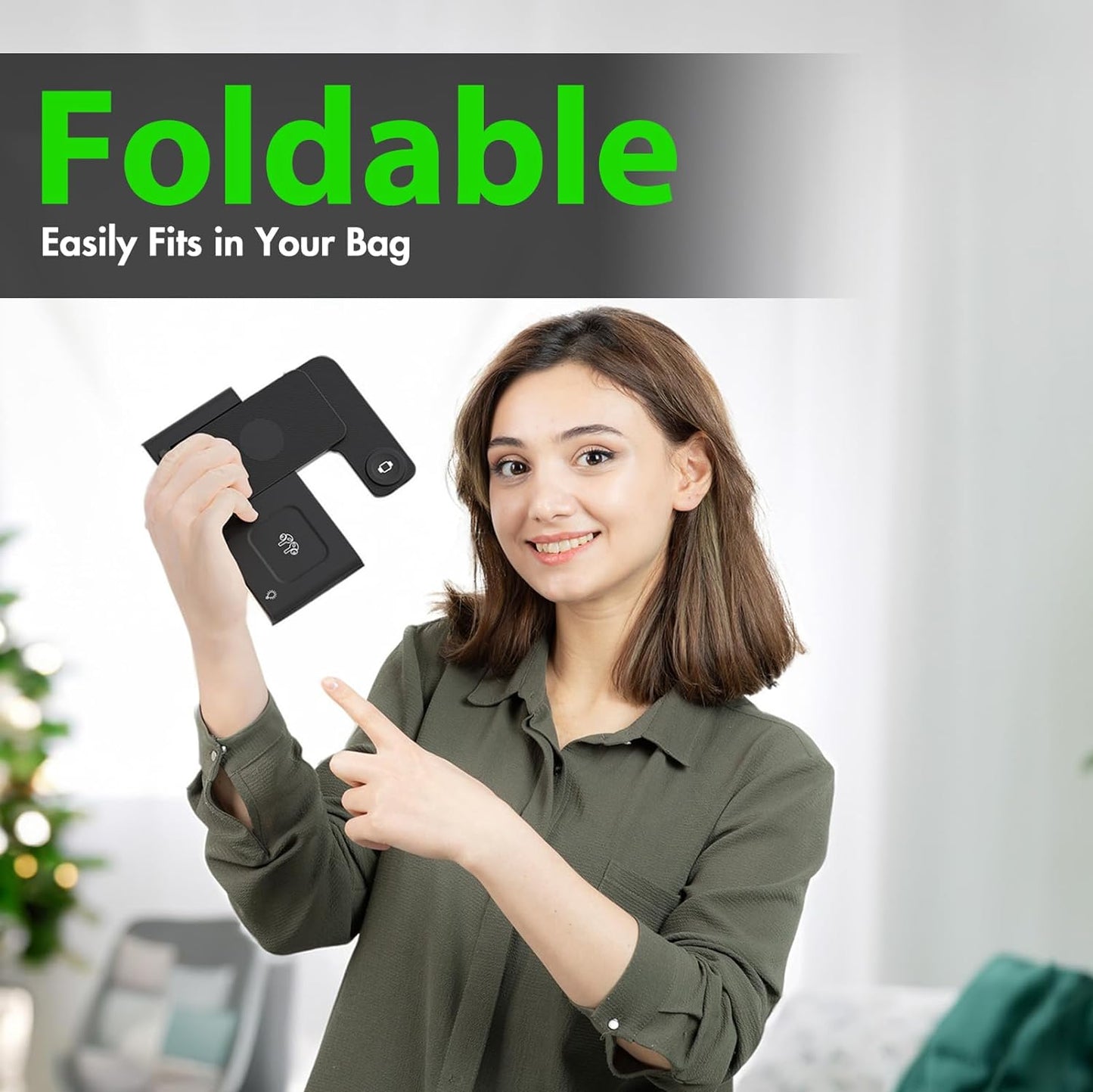 Frendorf | 3 IN 1 Wireless Schnellladegerät Stand für iPhone Watch und Airpod