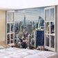 New York Vor Ihrem Fenster Wandteppich
