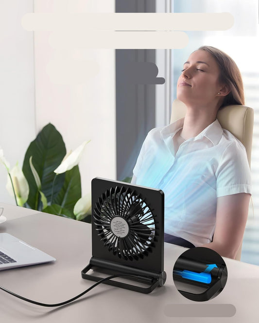 Frendorf | QuietBreeze - Ultra-leiser kompakter Tischventilator