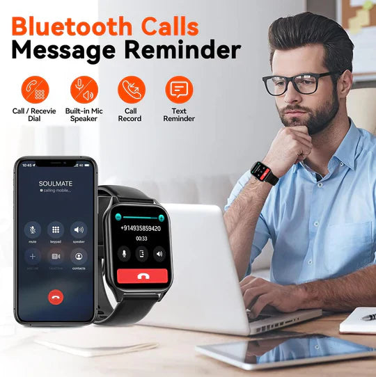 Frendorf | Beste Smartwatch mit Blutzuckermonitor - Nicht-invasives Glukoseüberwachungssystemgerät