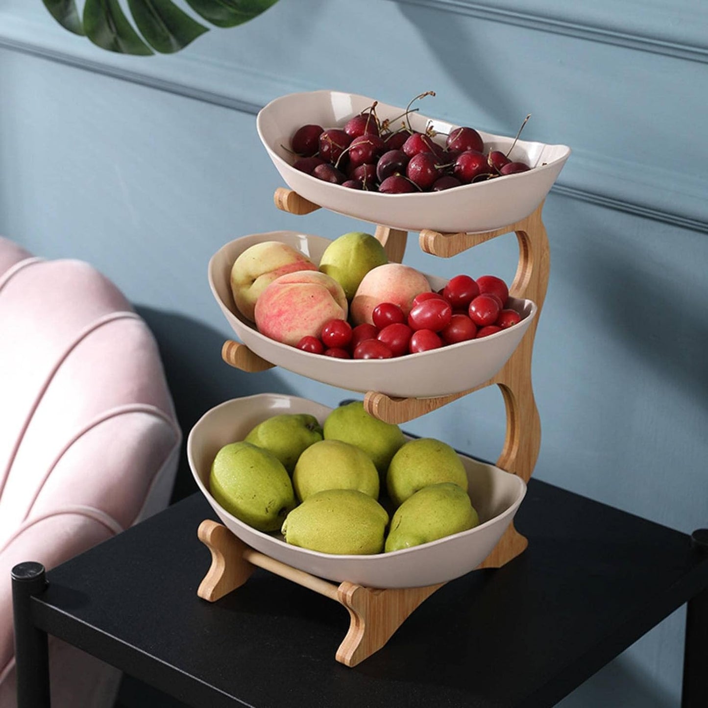 FruitTower - Elegante Metall Obststanduhalten