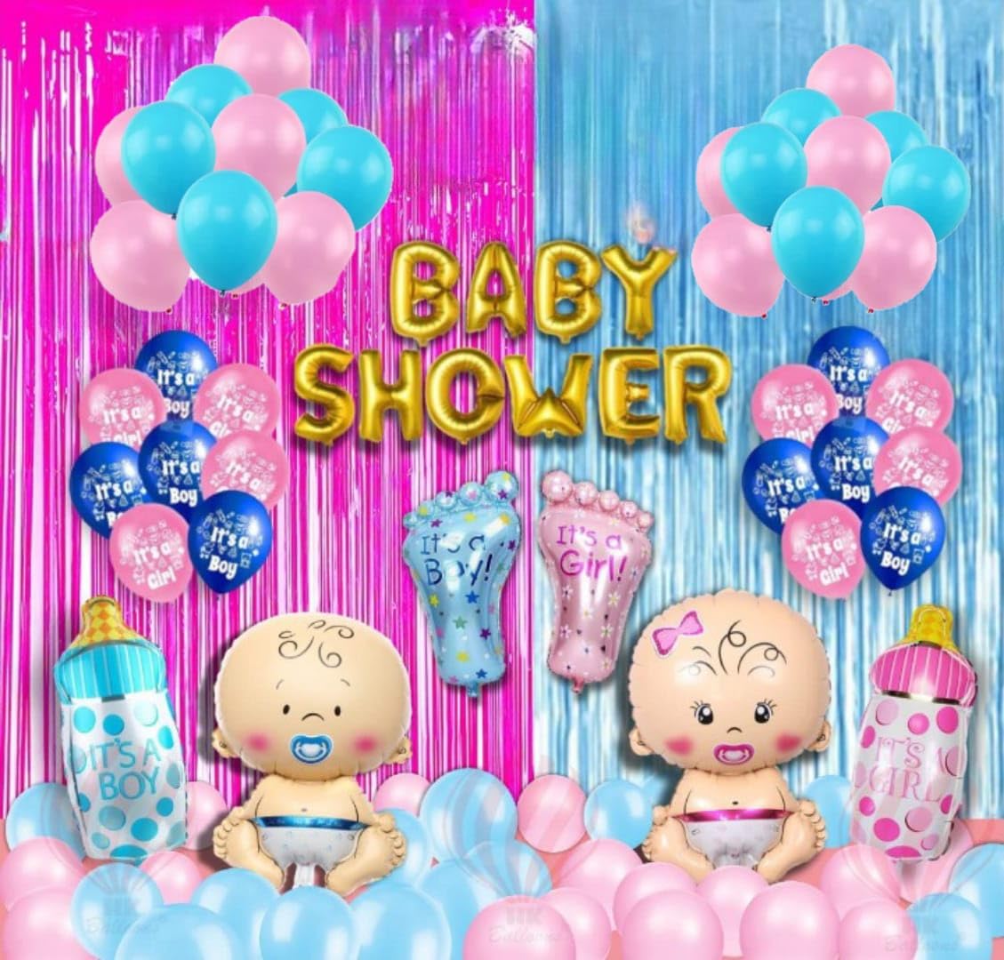 Frendorf | Baby Shower Folienballon - Niedlicher und Langlebiger Mylar-Ballon für Baby Shower Dekorationen - Perfekt für Geschlechtsenthüllungen, Partydesign und Feiern - Heliumfähigkeit, Langlebig und Einfach zu Aufblasen