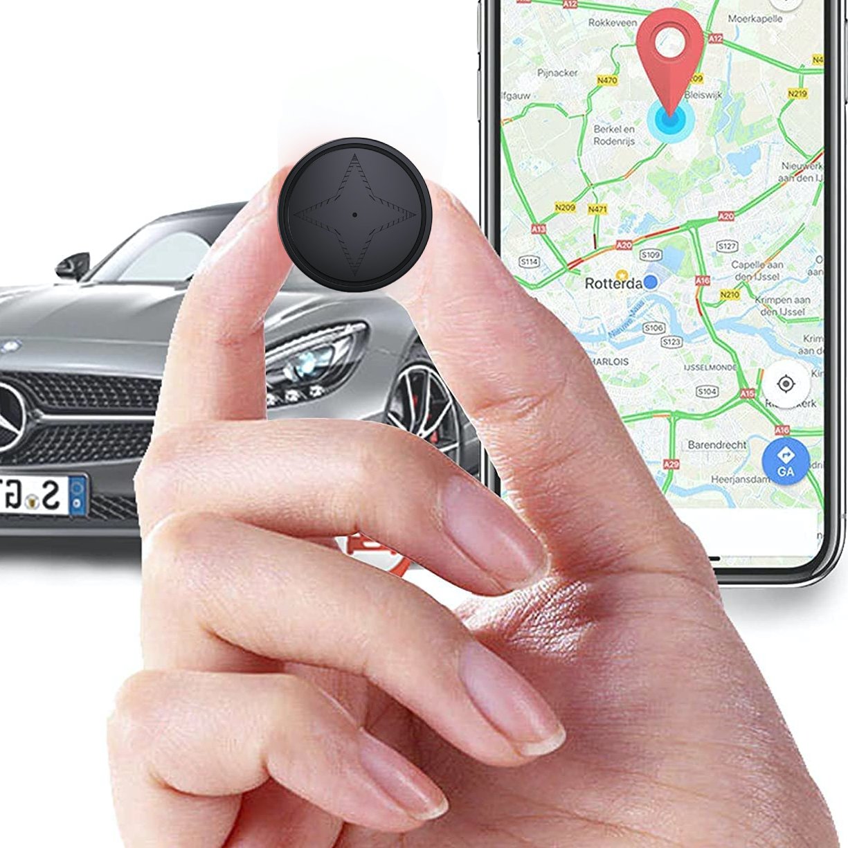 Frendorf | Tracker Starke magnetische Auto Fahrzeug Tracking Anti-Verlust