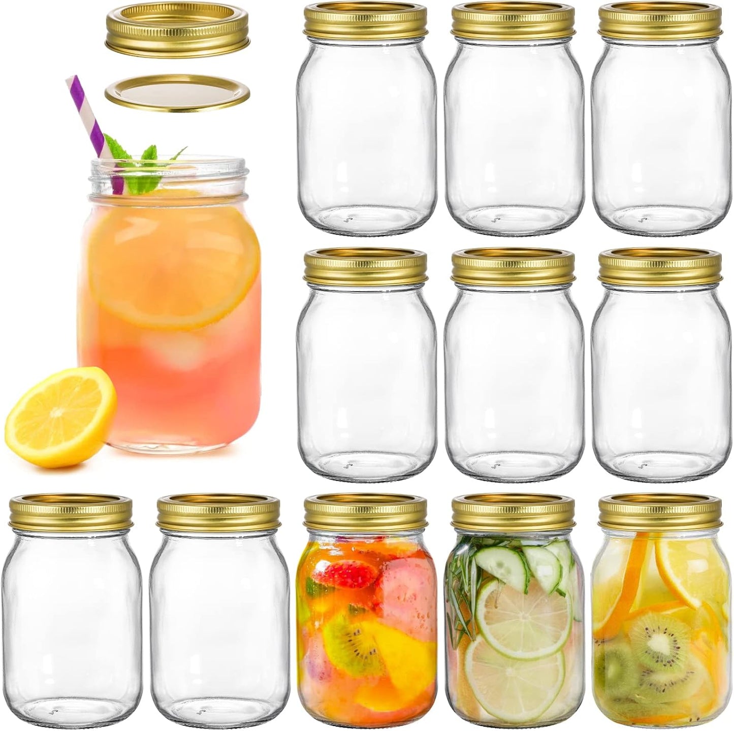 Frendorf | 1500ml Vorratsglas mit kugelförmigem Deckel - Geräumiger Glasbehälter zum Aufbewahren von Lebensmitteln, Gewürzen und Trockenwaren - Luftdichter Verschluss, elegantes Design, perfekt für Küchenorganisation, Vorratslagerung und Wohnkultur