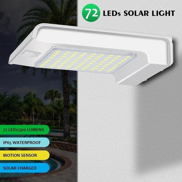 Frendorf | 72 LED Solar Bewegungsmelder Licht Solar Wandlicht