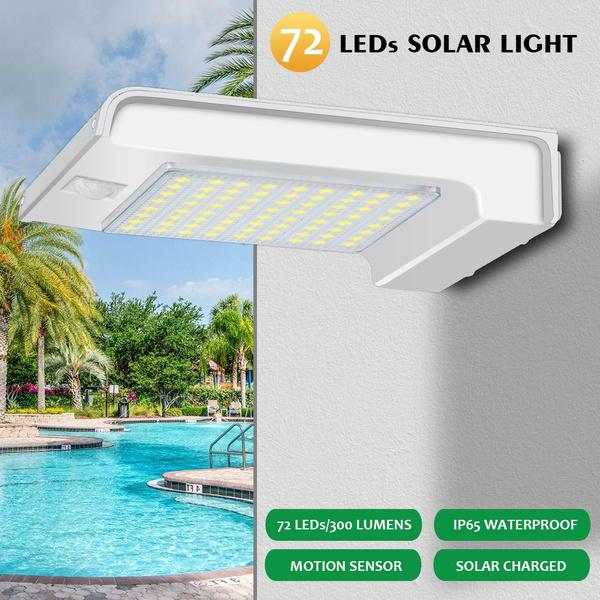 Frendorf | 72 LED Solar Bewegungsmelder Licht Solar Wandlicht