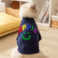 Bunter Apple Strickhundepullover