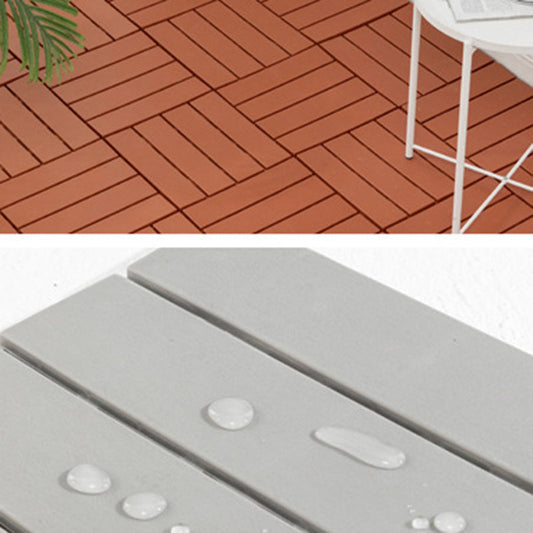 Frendorf | 30 cm X 30 cm 4-Slat Quadrat Deck/Patiobodenfliesen Schnapppassung Installation Bodenfliesen