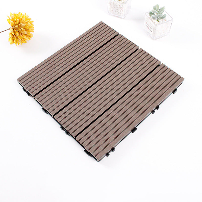 Frendorf | 12" X 12" 4-Slat Quadrat Deck-/Patio Bodenfliesen Schnapp-Installation Bodenbrettfliesen