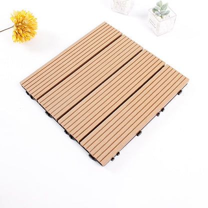 Frendorf | 12" X 12" 4-Slat Quadrat Deck-/Patio Bodenfliesen Schnapp-Installation Bodenbrettfliesen