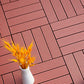 Frendorf | 12" X 12" 4-Slat Quadrat Deck-/Patio Bodenfliesen Schnapp-Installation Bodenbrettfliesen