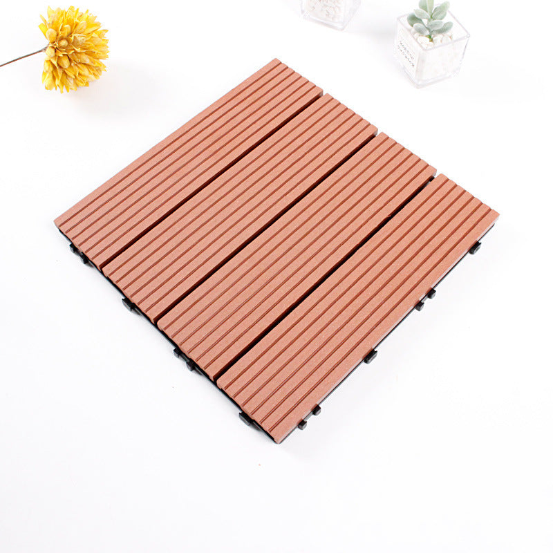 Frendorf | 12" X 12" 4-Slat Quadrat Deck-/Patio Bodenfliesen Schnapp-Installation Bodenbrettfliesen
