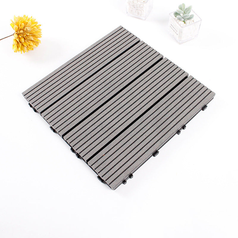 Frendorf | 12" X 12" 4-Slat Quadrat Deck-/Patio Bodenfliesen Schnapp-Installation Bodenbrettfliesen