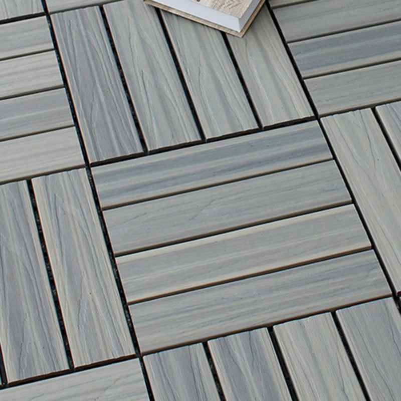 Frendorf | 12" X 12" 4-Slat Quadrat PVC Bodenfliesen Mit Interlocking Installation Bodenplatten Fliesen