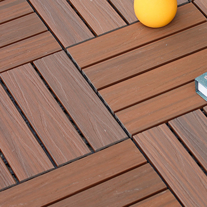 Frendorf | 12" X 12" 4-Slat Quadrat PVC Bodenfliesen Mit Interlocking Installation Bodenplatten Fliesen