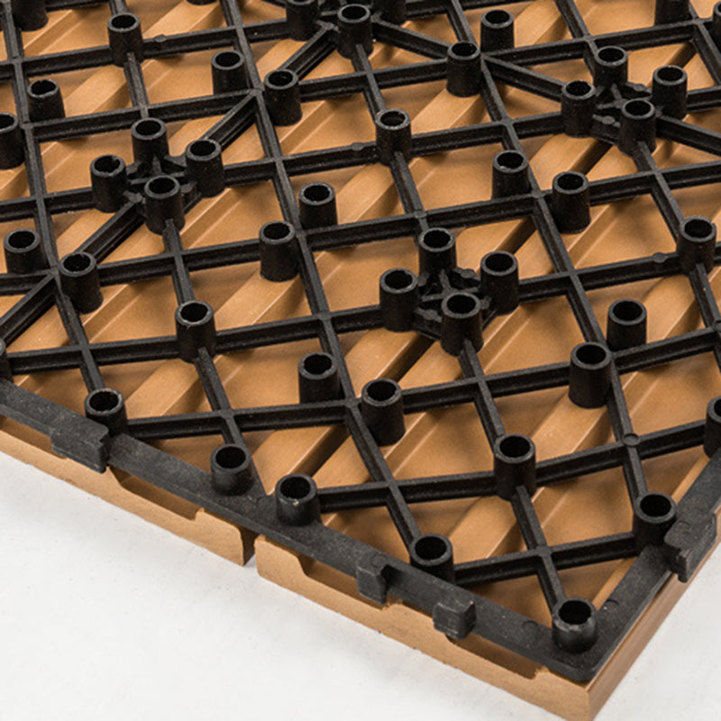 Frendorf | 12" X 12" 4-Slat Quadrat PVC Bodenfliesen Mit Interlocking Installation Bodenplatten Fliesen