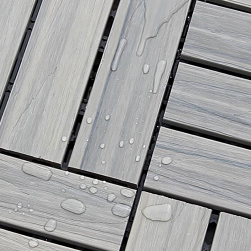 Frendorf | 12" X 12" 4-Slat Quadrat PVC Bodenfliesen Mit Interlocking Installation Bodenplatten Fliesen