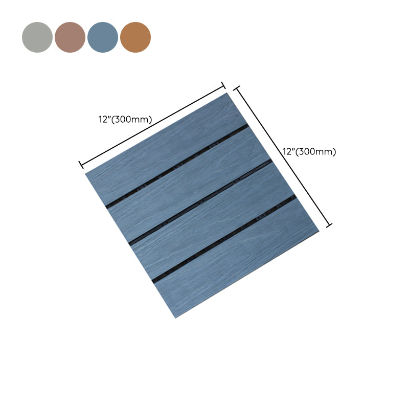 Frendorf | 12" X 12" 4-Slat Quadrat PVC Bodenfliesen Mit Interlocking Installation Bodenplatten Fliesen