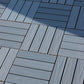 Frendorf | 12" X 12" 4-Slat Quadrat PVC Bodenfliesen Snap-Fit Installation Bodenplattenfliesen