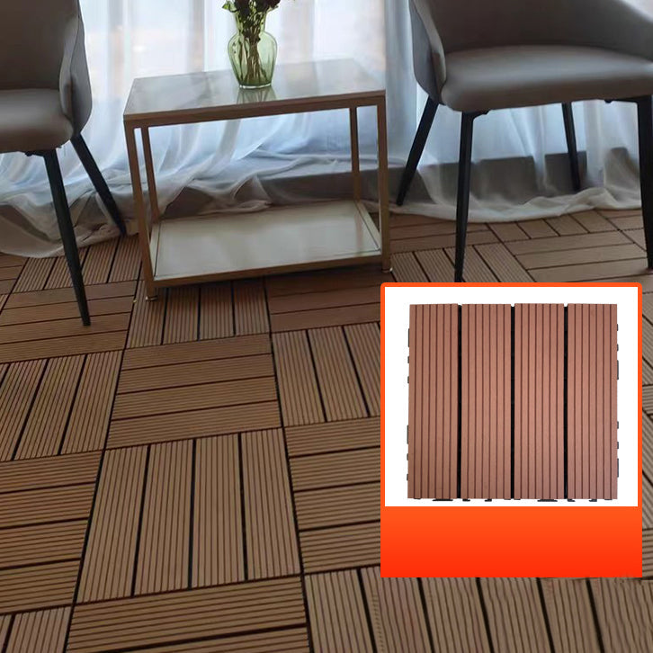 Frendorf | Verbund Quadrat Terrassenfliesen Interlocking Gestreift Muster Patio Bodenfliesen