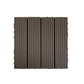 Frendorf | Verbund Quadrat Terrassenfliesen Interlocking Gestreift Muster Patio Bodenfliesen