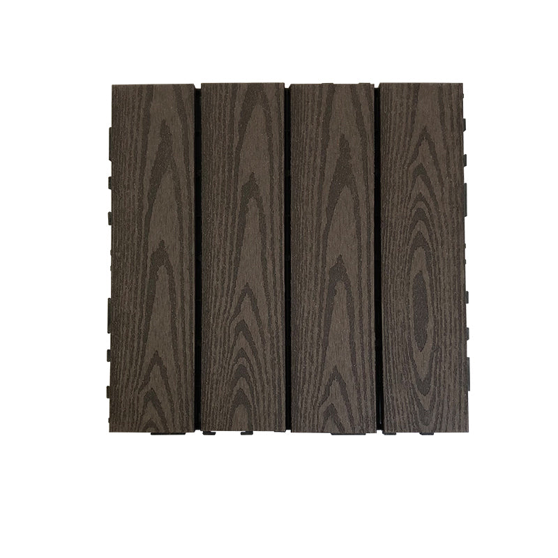 Frendorf | Verbund Quadrat Terrassenfliesen Interlocking Gestreift Muster Patio Bodenfliesen