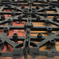 Frendorf | Verbund Quadrat Terrassenfliesen Interlocking Gestreift Muster Patio Bodenfliesen