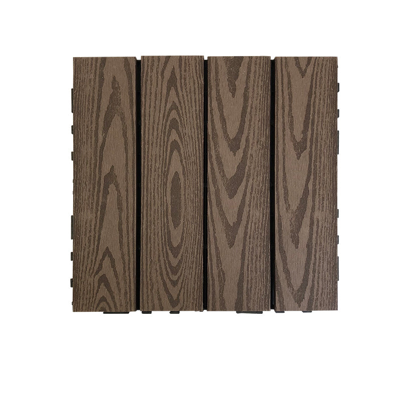 Frendorf | Verbund Quadrat Terrassenfliesen Interlocking Gestreift Muster Patio Bodenfliesen