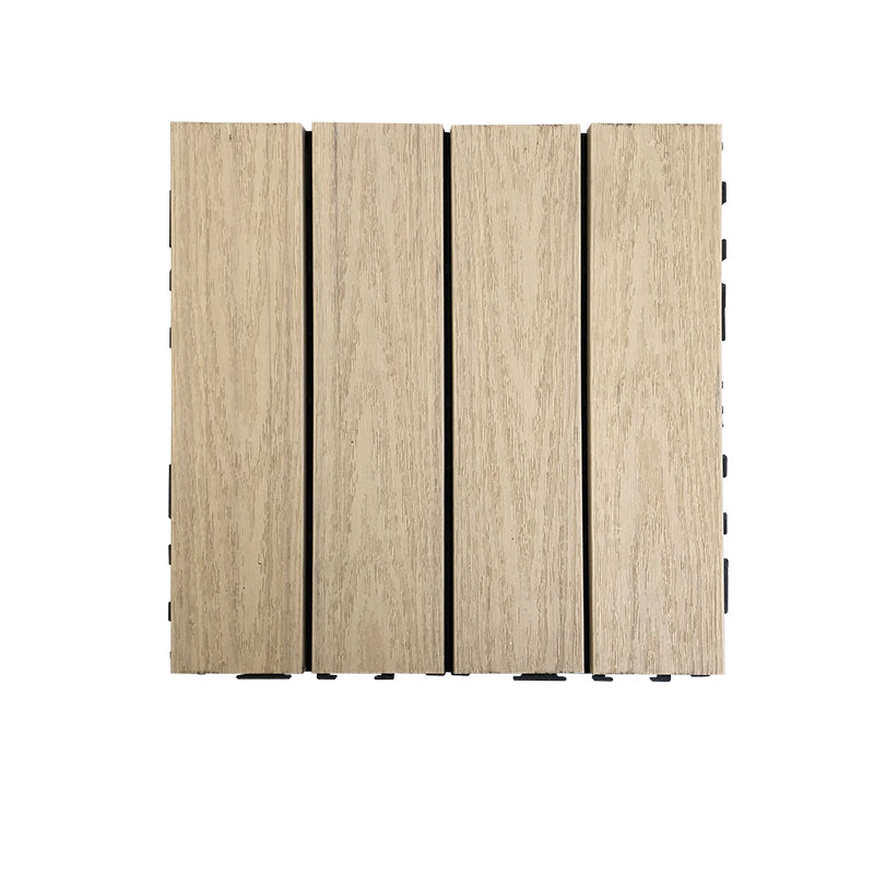 Frendorf | Verbund Quadrat Terrassenfliesen Interlocking Gestreift Muster Patio Bodenfliesen