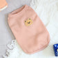 Adorables Waffle Knit Bärenhundshirt – Gemütlich und Stilvoll für Jeden Tag