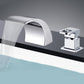 Frendorf | Moderner Messing Roman Badewannenarmatur Wasserfallauslauf Badewannenarmatur